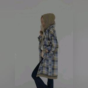 BNWOT three bird nest plaid jacket